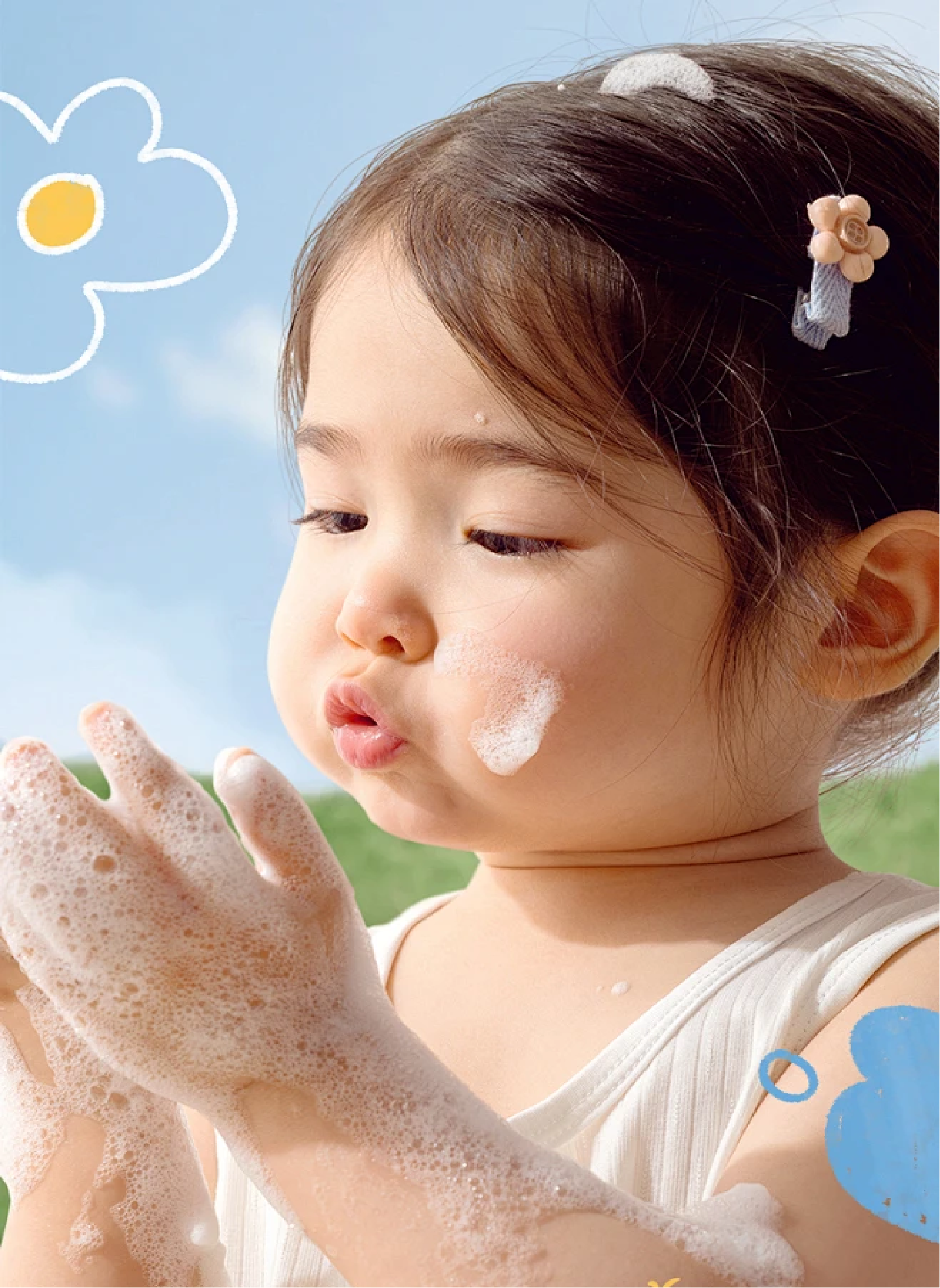 Детская чистящая пена Baby cleaning foam